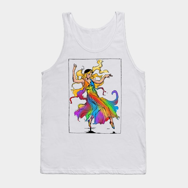 Rainbow's Daughter Polychrome Tank Top by MandyE